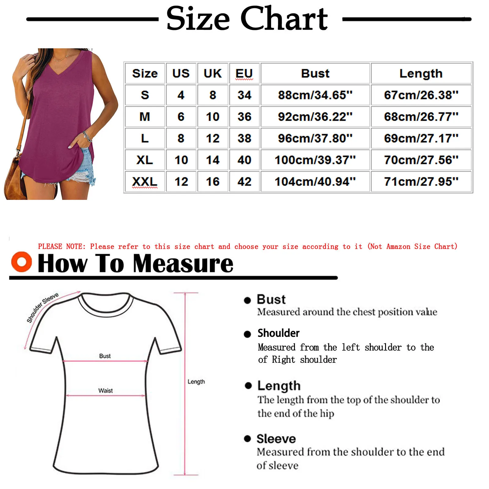 

Womens Tank Top Summer Tank Tops V-neck Basic Solid Casual Flowy Summer Sleeveless Vest T-shirt Camiseta Tirantes Mujer