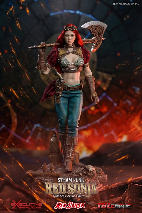 TBLeague PL2019-140-B 1/6 Scale Steam Punk Red Sonja 12&quot Female Action Figure Deluxe Version | Игрушки и хобби