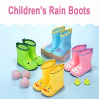 hot new fashion classic children rainboots pvc rubber kids baby cartoon shoes childrens water shoes waterproof rain boots