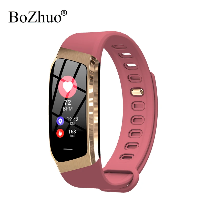 Смарт браслет E18 для мужчин и женщин часы с пульсометром тонометром фитнес
