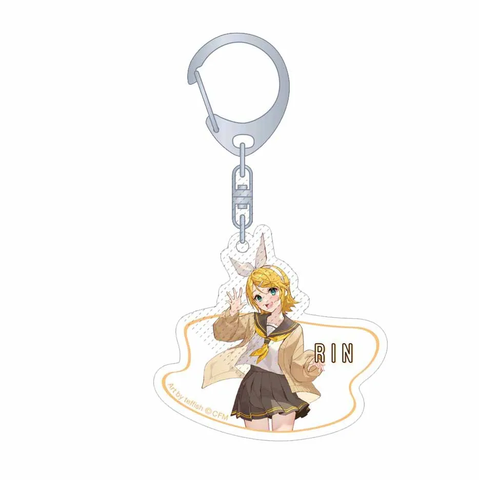 Брелок Kaito Kagamine Rin Len Hatsune Miku Vocaloid Acrylic подвеска наружные украшения коллекция аниме