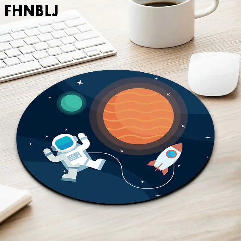 

FHNBLJ Hot Sales Astronaut Natural Rubber Gaming mousepad Desk Mat gaming Mousepad Rug For PC Laptop Notebook
