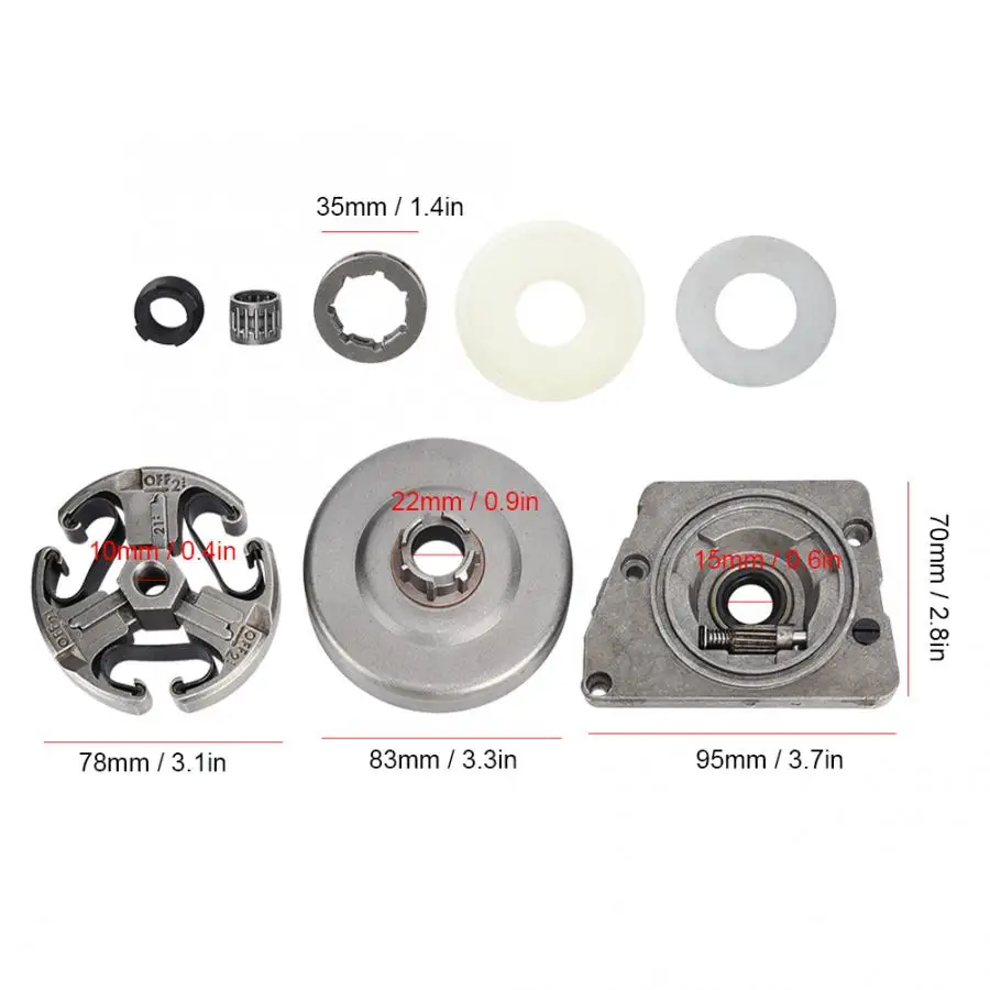 Клатч набор масляного насоса подходит бензопила Запчасти для Jonsered 625 625II 630 670 CHAMP