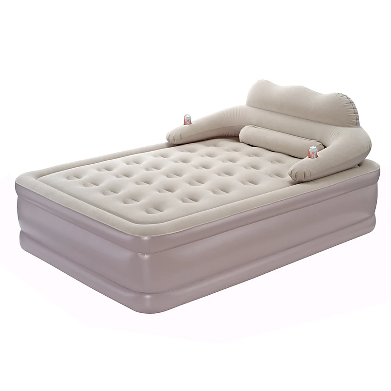 Домашняя надувная кровать для сна утолщенная складная портативная двухместная