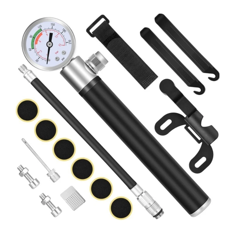 

Велосипедный насос, портативный насос высокого давления, для горных велосипедов, аксессуары