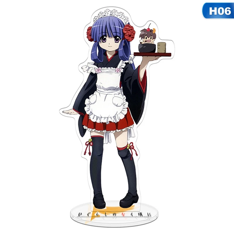 

Anime When They Cry Higurashi no Naku Koro ni Hou Acrylic Stand Model Toy Cosplay Stand Figure Decoration Gifts