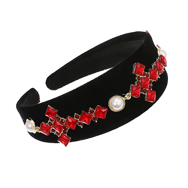 

ZHINI на широком каблуке в стиле «Ретро»; Для женщин широкая повязка на голову, повязка на голову, вязаные 2020 Новый ручной работы имитация ободок на голову с жемчугом для девочек; Яркие ювелирные изделия, ювелирные изделия