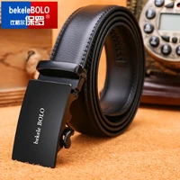 bekelebolo leather belts men automatic buckle belt 100 genuine cow leather business casual strap belt formal business cowhide
