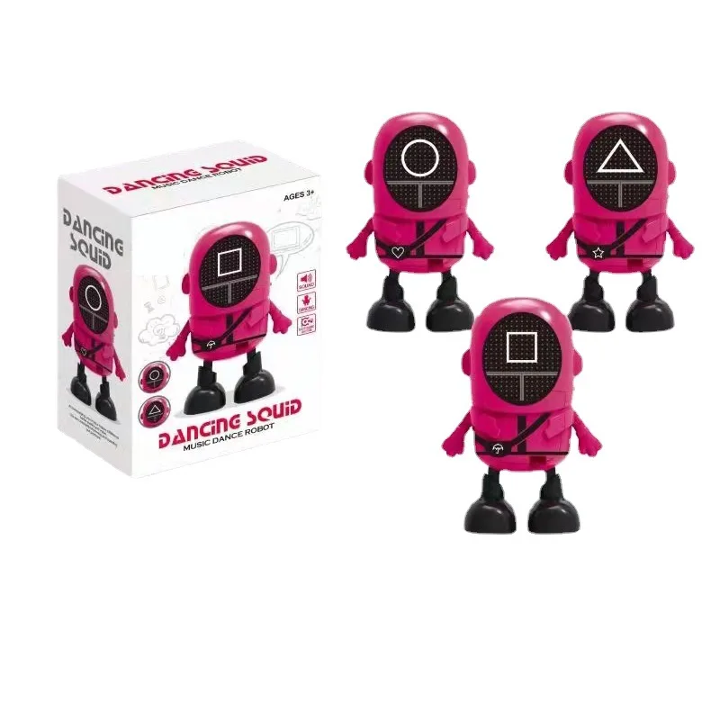 

Squid game electronic toy Squid game electric dancing robot Squid game manager soldier Squid game robot toy Squid Game
