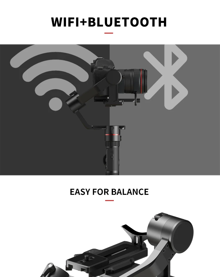 FeiyuTech AK2000 3-осевой Камера карданный стабилизатор DSLR штатив-Трипод с фокусировочное кольцо для sony Canon 5D Panasonic GH5 Nikon 5D 2,8 кг