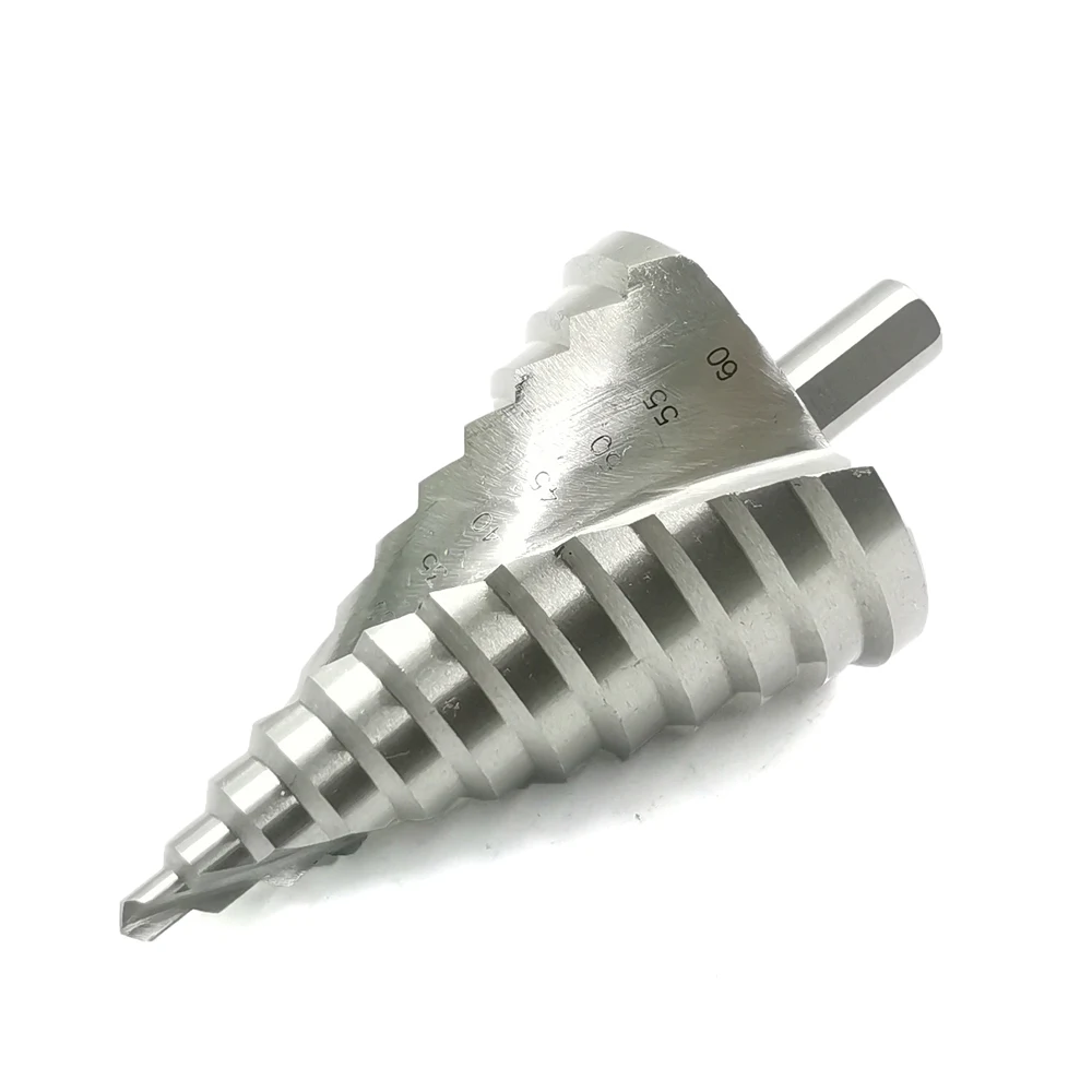 

Multifunction 6-60mm Pagoda Drill Screw Drill HSS Power Tools Spiral Grooved Metal Steel Step Drill Bits Reamer Reaming Drilling