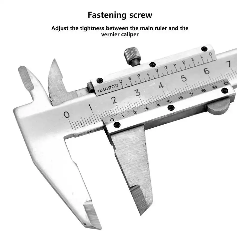 

0-150mm Carbon Steel Metal Vernier Caliper Micrometer Gauge Measuring Tool Micrometer Gauge 150mm Measuring Access