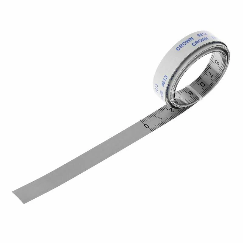 

Stainless Steel Miter Track Tape Measure Self Adhesive Metric Scale Ruler K888