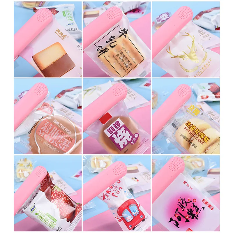 

Creative Convenient Household Multifunctional Food Vacuum Sealer Bag Clip Pouch Mini Portable Electric Heat Sealer Gadgets