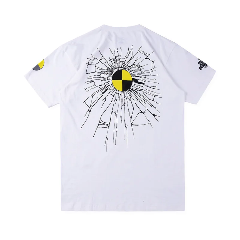 

Trendy ASAP rocky augmented generation nuts bolts reflective short sleeve T-shirt