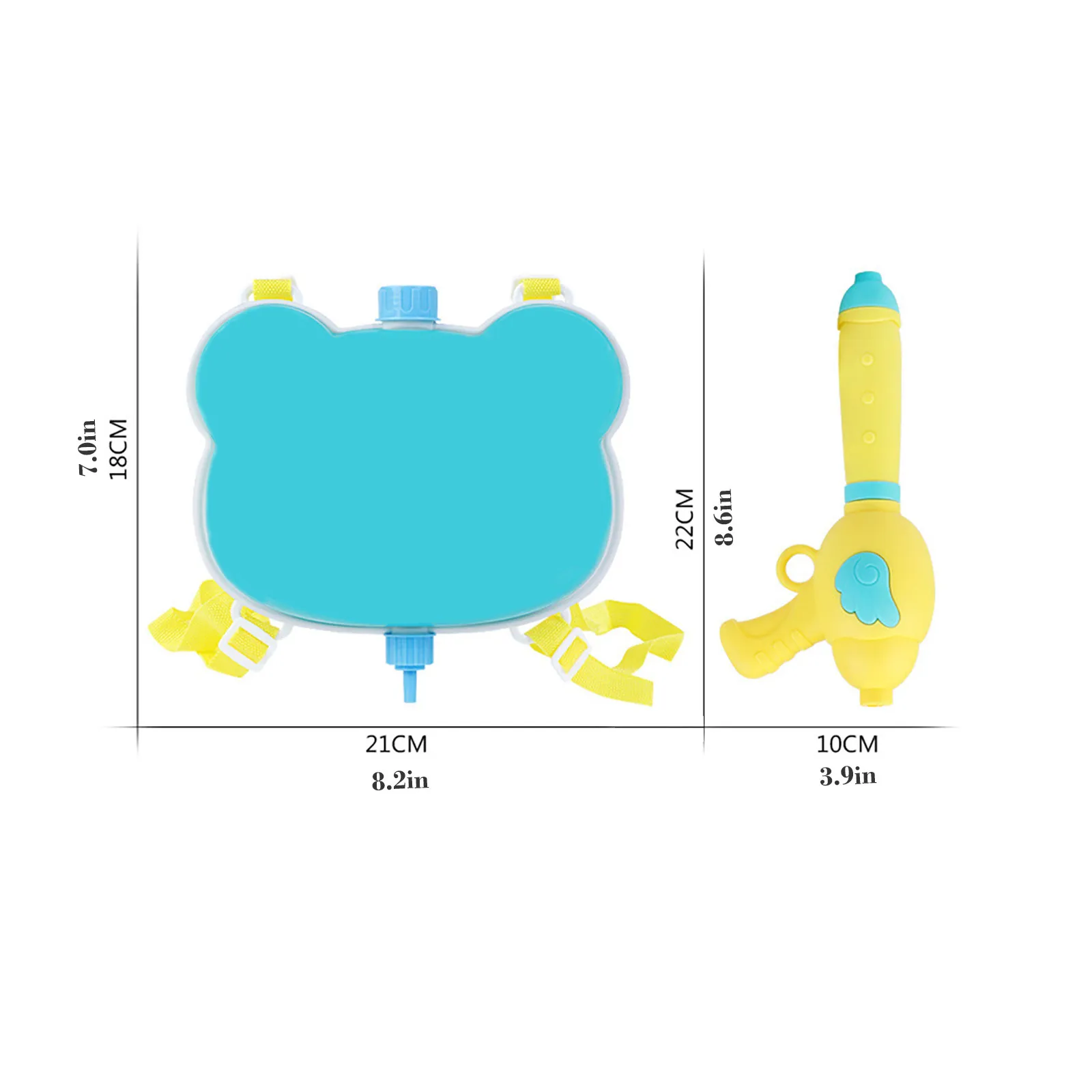 Пляжные игрушки детская игрушка-распылитель воды водяной рюкзак бластер для