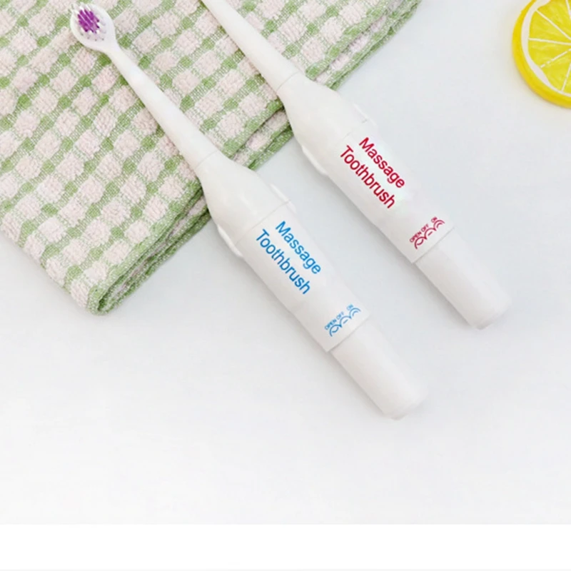 

75/150/300Pcs DHL Wholesale new alternative soft bristle adult toothbrush creative electric toothbrush Color random