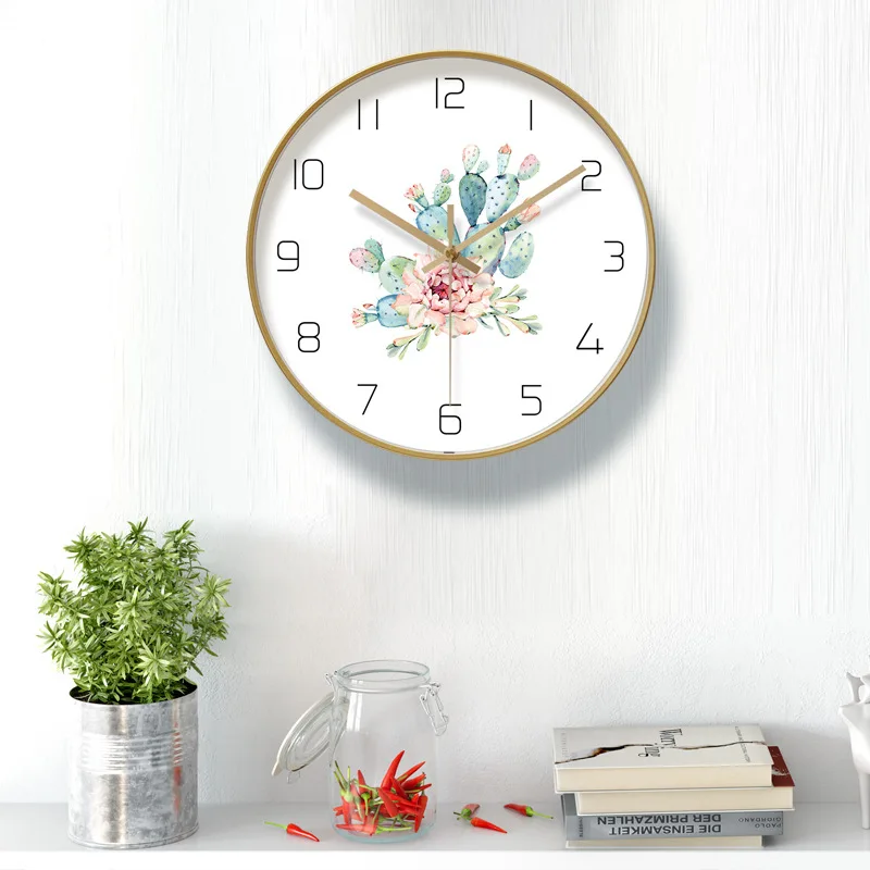 Wall Clock Modern Design Glass Clocks Decorative Living Room Silent Quartz Home Decor 50W24 | Дом и сад