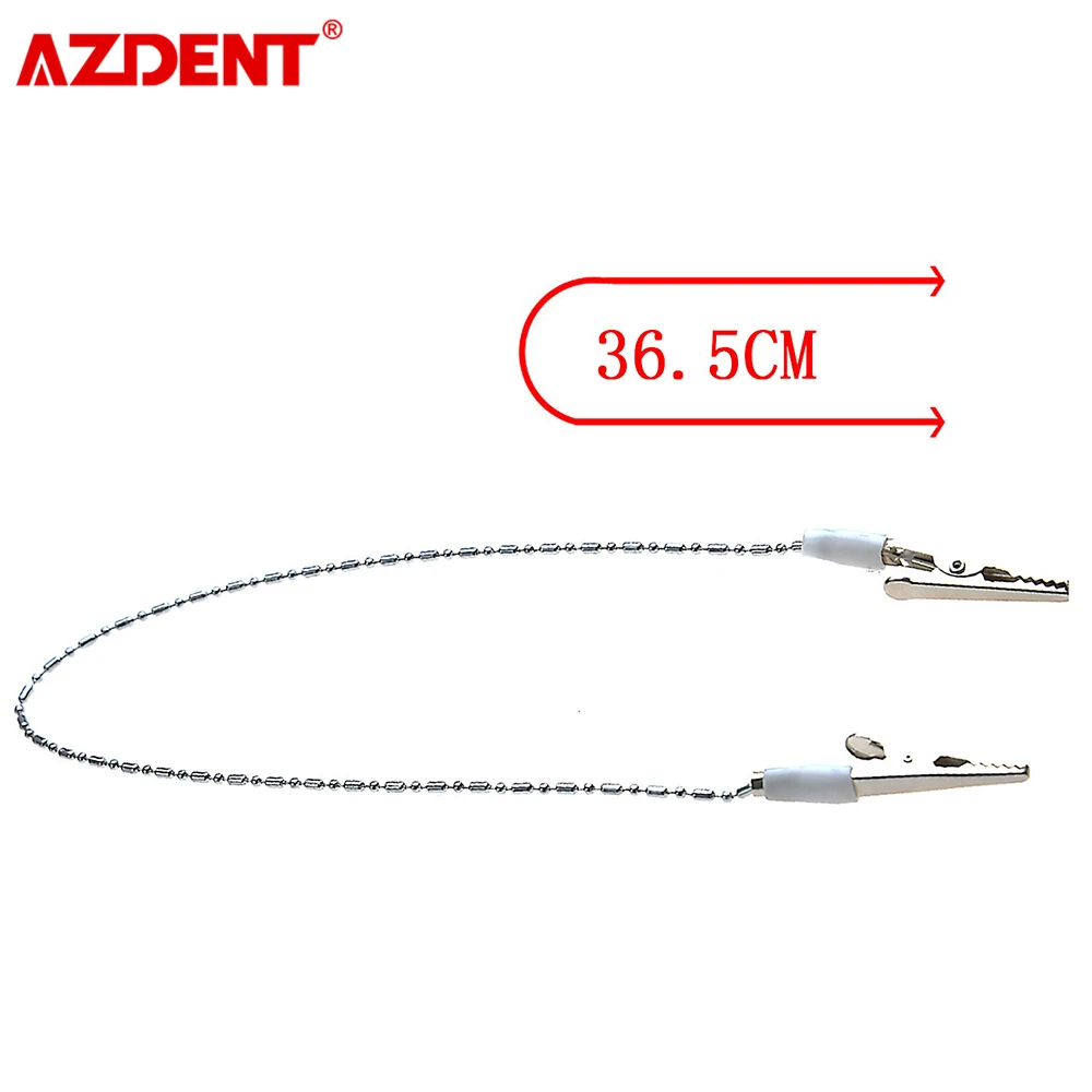 Зубной мячик цепочка нагрудник зажим для салфеток гибкий из нержавеющей стали 36 5