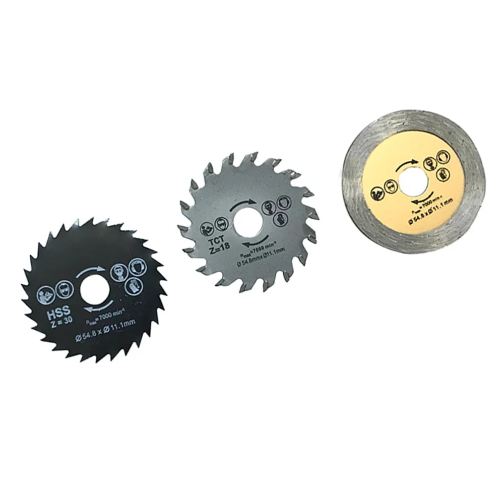 

3Pcs High Steel Mini Cutting Disk Grinding Cutting Discs with Connecting Rod