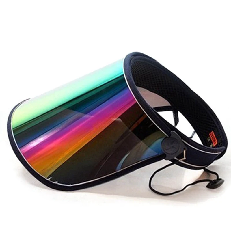 

Hat Women Summer Sunscreen Sun Visor Sun Outdoor Trip Wild Cap Plastic Space Hat Real Uv Sun Hat Dropshipping In Stock