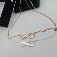 lateefah personalized name necklaces women pendants zircon necklaces stainless steel custom necklace jewelry as a christmas gift