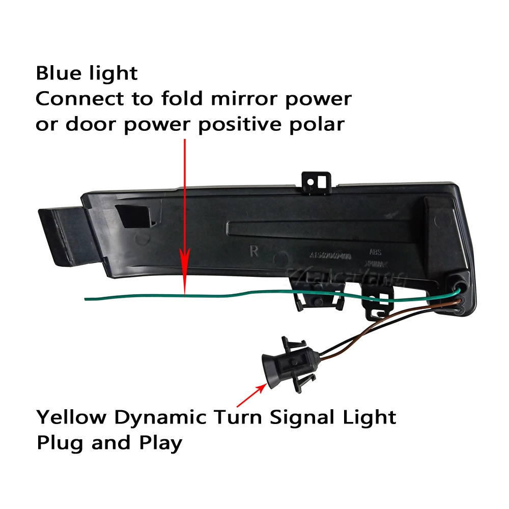 

LED Turn Signal Light Dynamic Blinker Indicator For Mercedes Benz A B C E S CLA GLA CLS Class W176 W204 W212 X156 X204 W221 W218