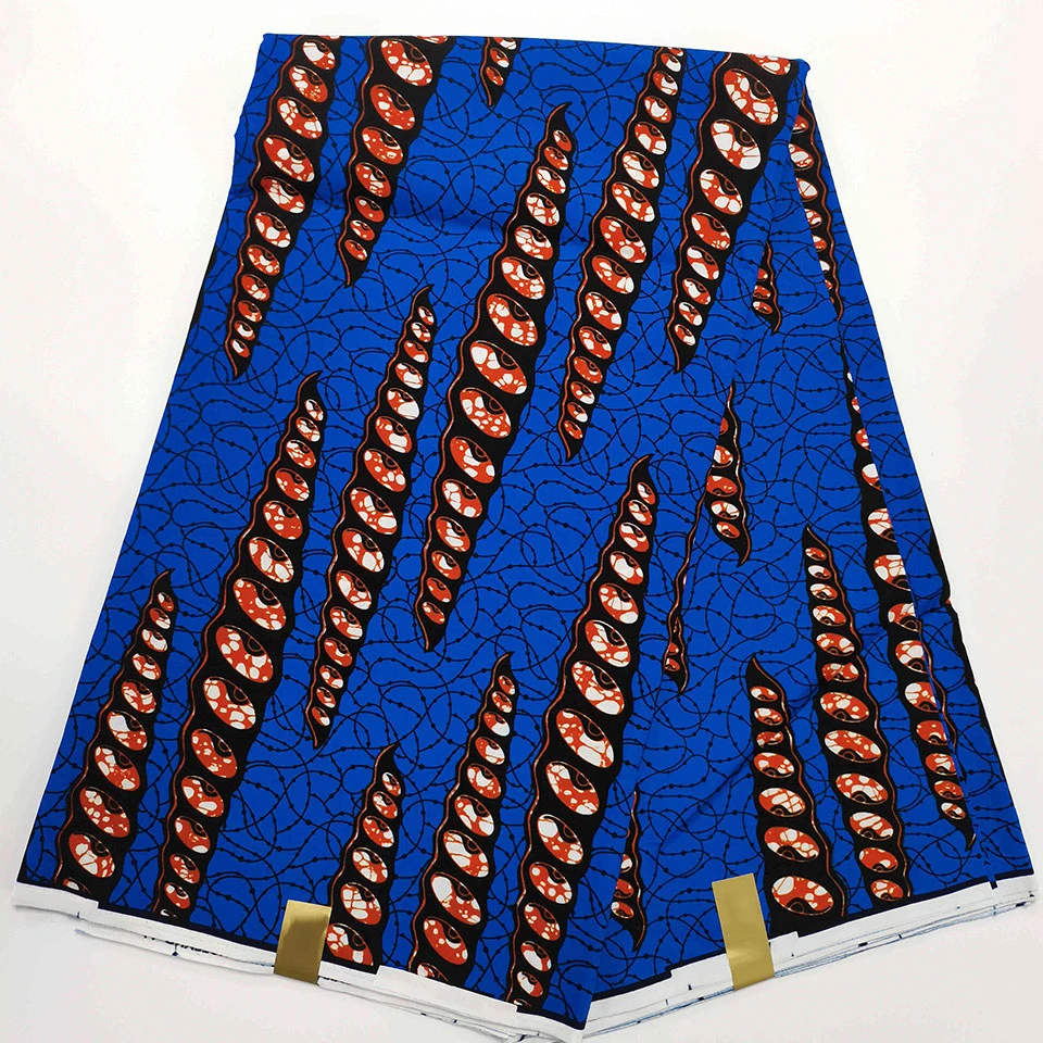 

6 Yards Mitex Wax Print/ African Fabrics Kitenge/Pagnes/Tissues Africain/ Lapa/Chitenge HS-83