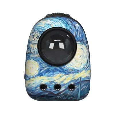 

Pet Dog Cat backpack Travel cat carrier Double Shoulder Bag Space Capsule Cat Backpack for Bag Small Pet Handbag Cat carrying