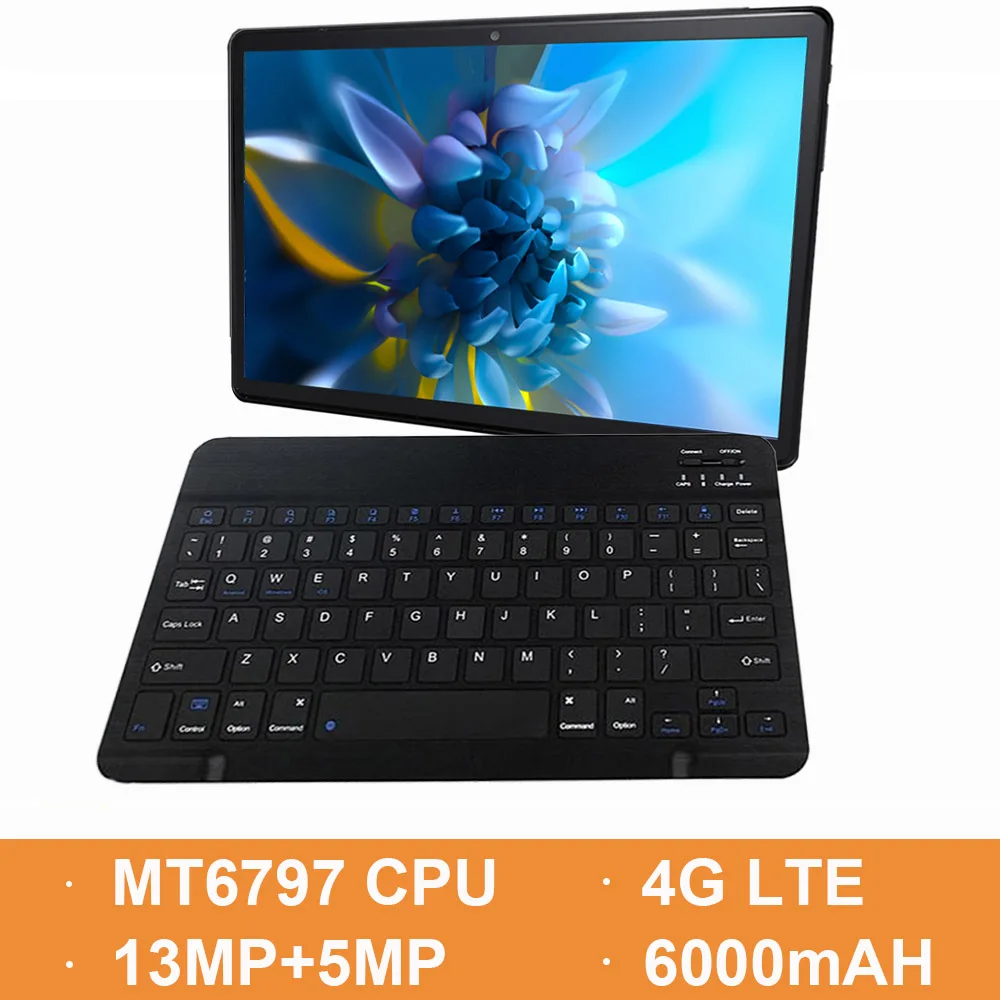 

K40 10.1'' Tablet 4G Network MTK6797 10 Core Tablets PC Android Dual Wifi Type-C Dual Cameras GPS 6000mAH 12Hours working life