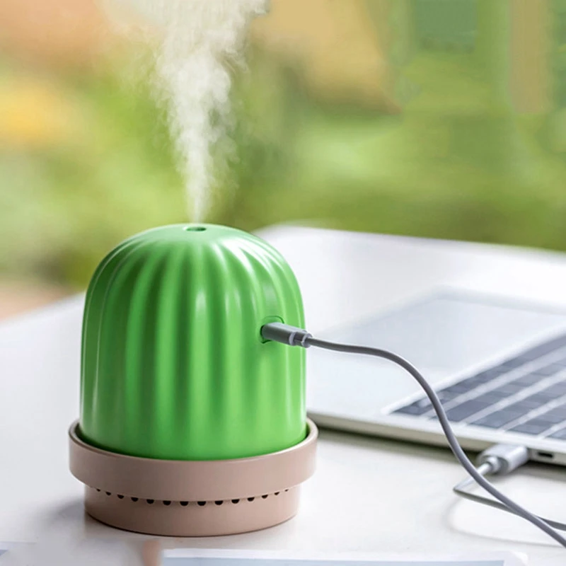 USB увлажнитель воздуха кактус время ароматерапия диффузор тумана Fogger Мини Арома