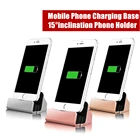 Подставка-держатель с разъемом микро-USB Type-C, зарядная док-станция, подставка для зарядного устройства для Huawei Y5 2018, Y6 Pro, Y7, Y9 2019, iPhone X, Xs, 11 Pro