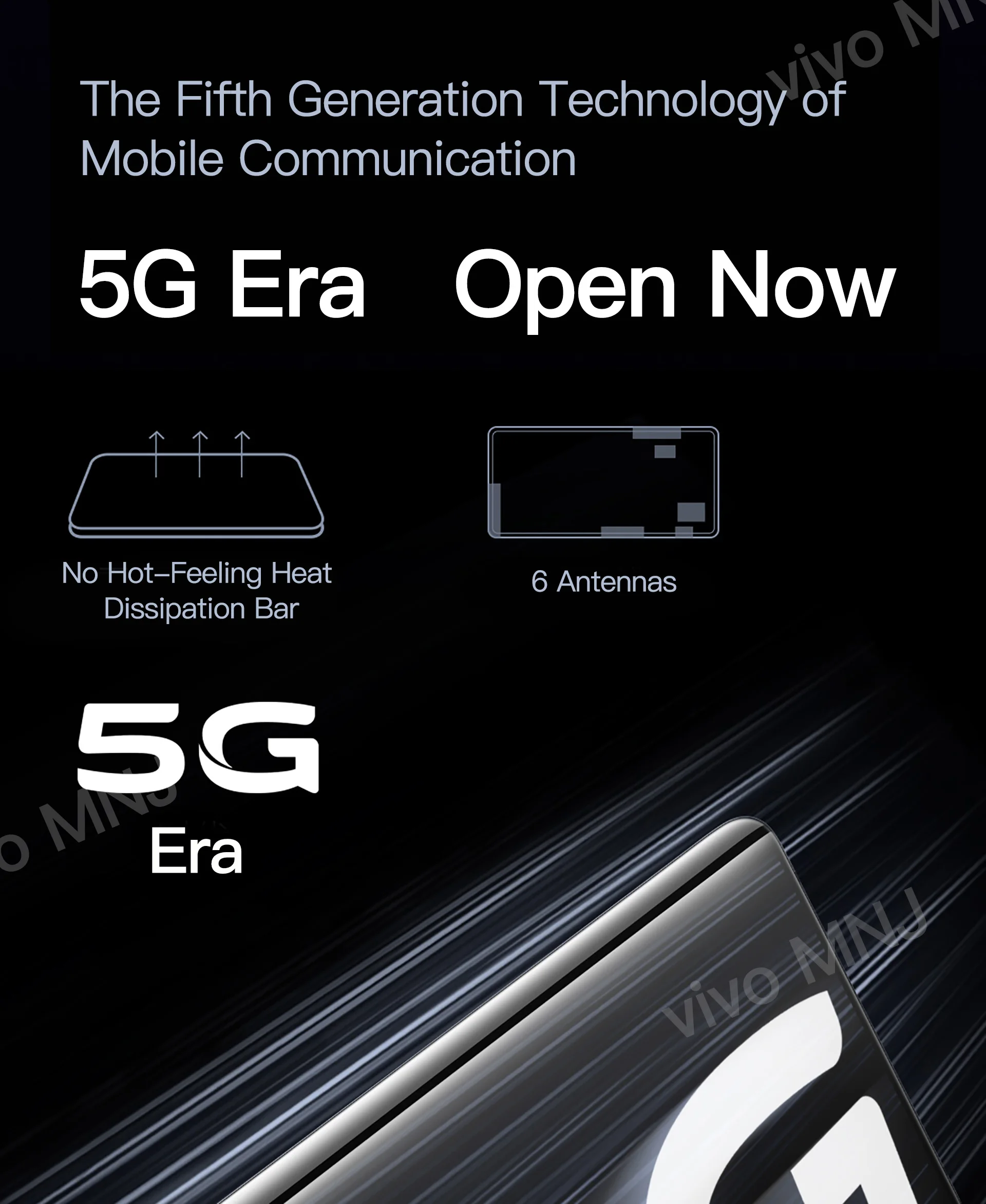 vivo Nex3 5G мобильный телефон 64.0MP камера сотовые телефоны 4500mAh Большая батарея 44W быстрая зарядка 6,89 дюймовый экран смартфон