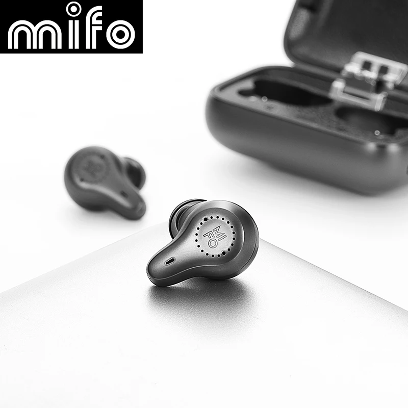 Mifo-auriculares inalámbricos con Bluetooth, dispositivo de audio TWS con reducción de ruido, Aptx, deporte, mini, O7, nanotubo de carbono, V5.0