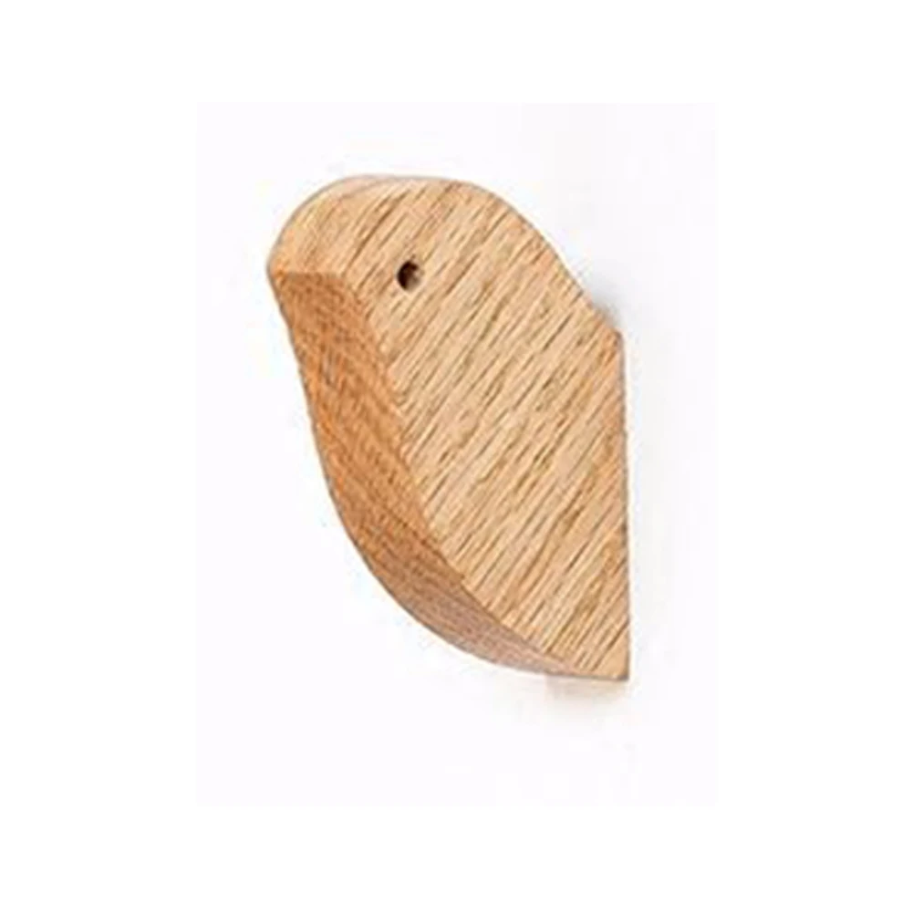 Настенный крючок для спальни деревянная дверь в форме птицы твердый домашний