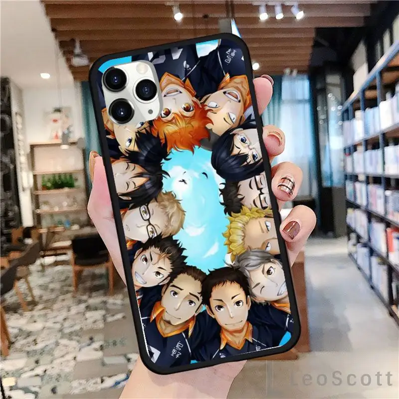 

Haikyuu Hinata attacks BALL Phone Case For iphone 8 11 12 Redmi note 8 9 s huawei p 30 pro lite plus cover shell funda