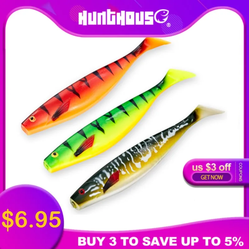 HUNTHOUSE 3 шт./лот приманка для щуки 12 см 15 см 18 см Fox Rage Pro Shad натуральная классика приманка berserk shad большие приманки для шеда leurre soule