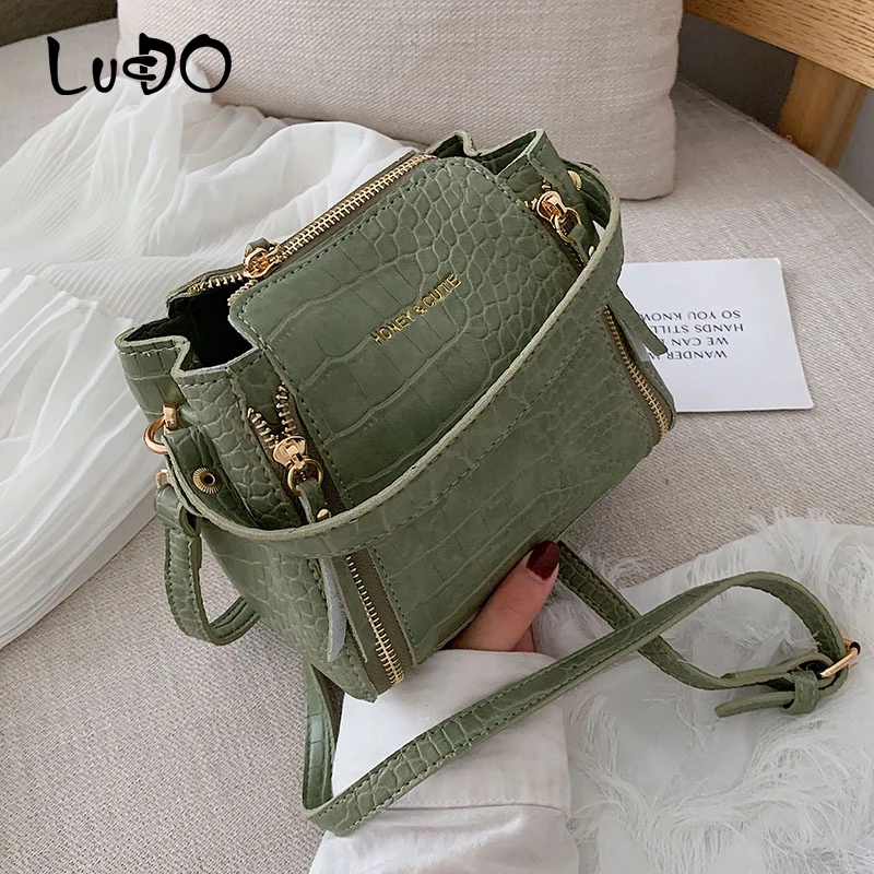 Женские сумки Кроссбоди LUCDO роскошные дизайнерские высокого качества маленькая