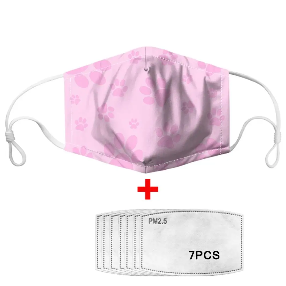 7 шт PM2.5 фильтр противогаз Углеродные вставки для женщин и мужчин противопыльные