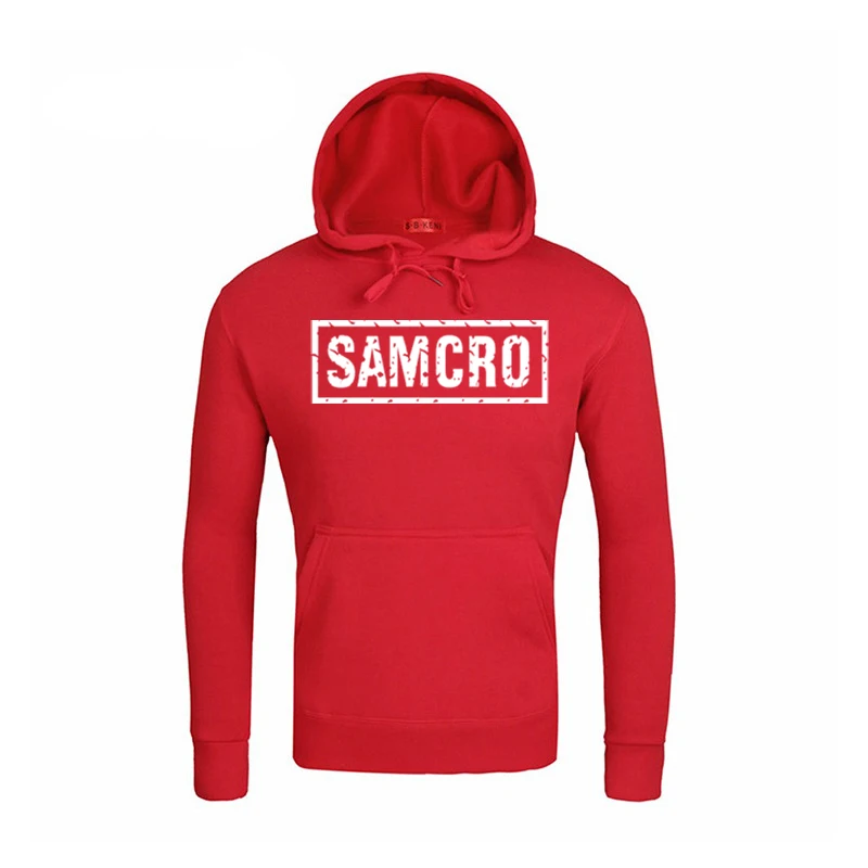 

SOA Sons of anarchy the child SAMCRO Men Sportswear Hoodies Male Casual Sweatshirt Winter Fleece Fashion Hip Hop Warm Hoody