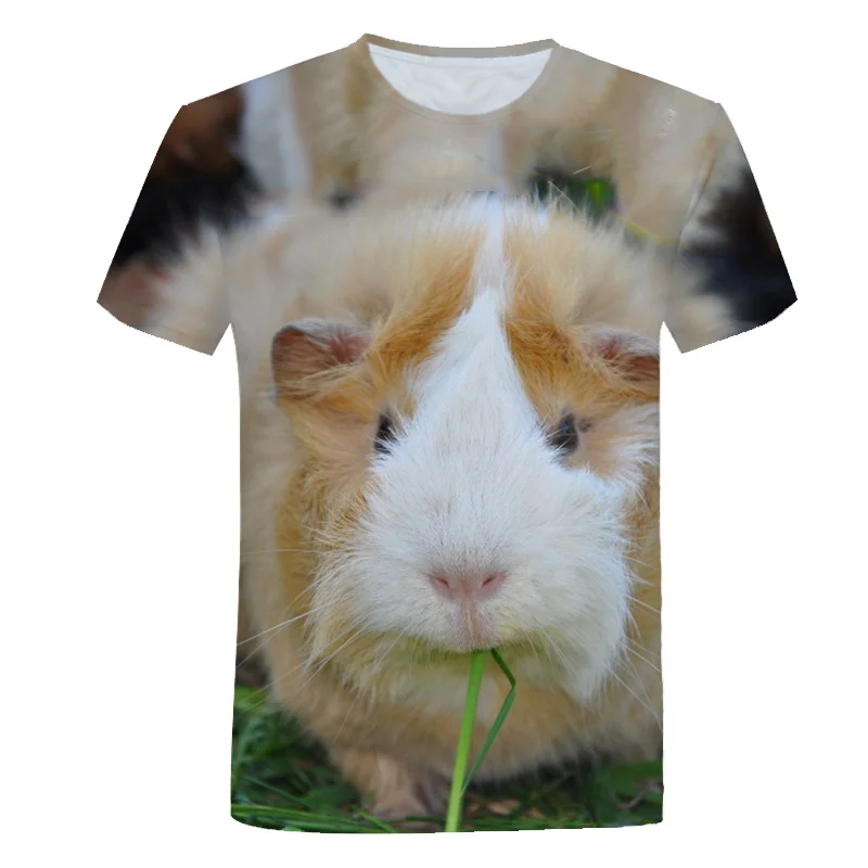 

Детские Модные 3D печать футболка с изображением животного лето Новая повседневная хлопковая футболка с коротким рукавом, одежда с О-образн...