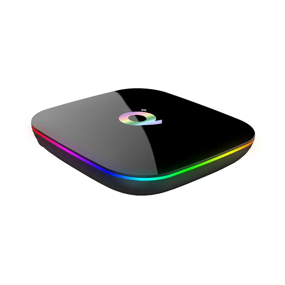Q Plus Smart TV Box Android 9 0 телеприставка 2 Гб ОЗУ 16 четырехъядерный H.265 USB3.0 4G WiFi 6K box PK H96/X96 MAX