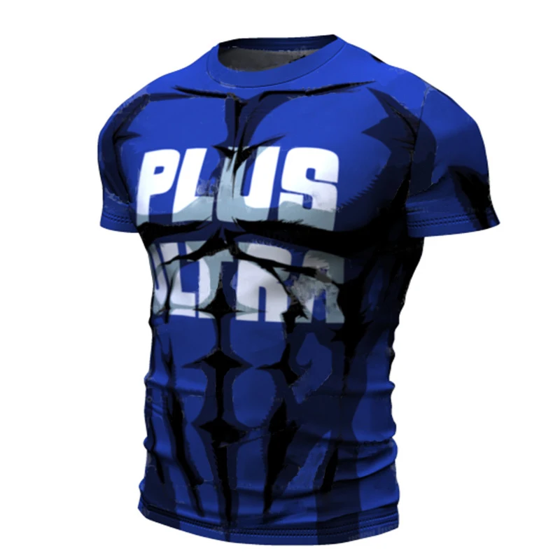 Блузка женская/мужская оверсайз в стиле Харадзюку с принтом виде синего огня