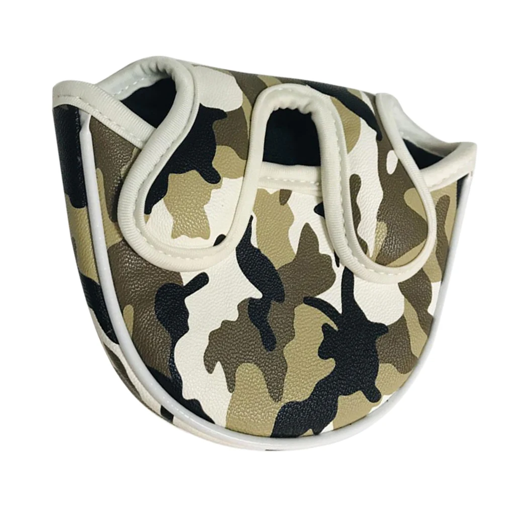 

Delicate Golf Putter Head Covers Headcover Club Mallet Putter Cover Protector Bag Guard Camo
