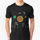 Хлопковая мужская футболка Hearthian Solar System с крутым принтом сделай сам