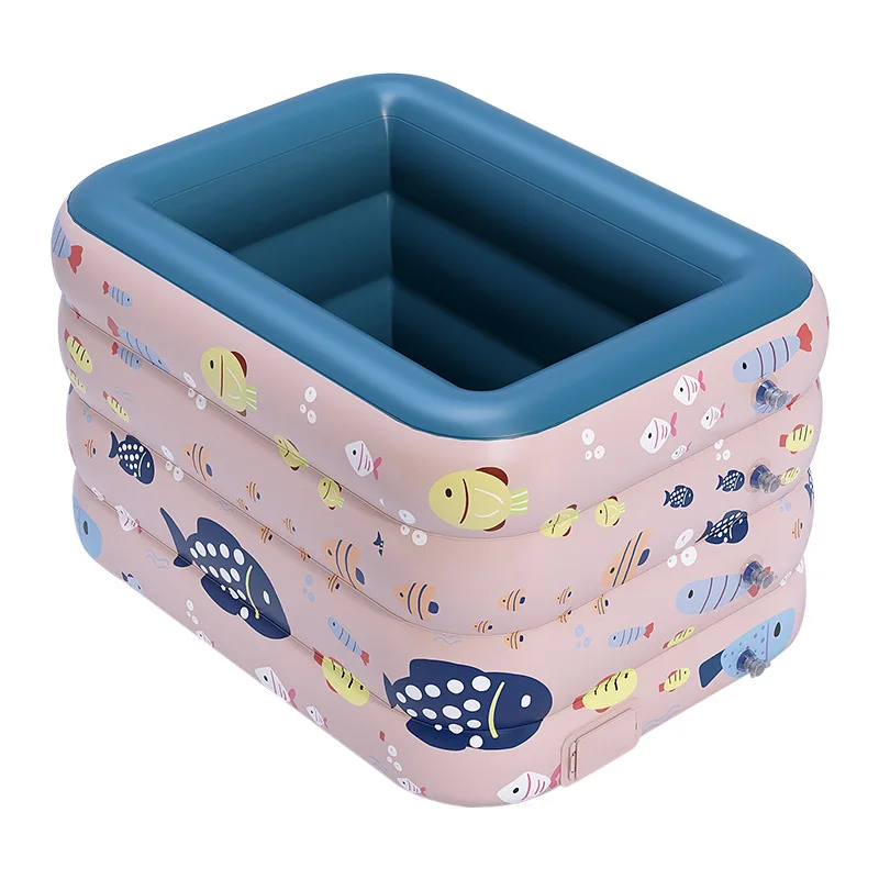 

Новый беспроводной автоматический надувной бассейн, детский домашний бассейн, большой открытый ПВХ пластиковый бассейн