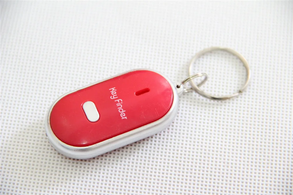 

500pcs/lotParty Favor Whistle Sound Control LED Key Finder Locator Anti-Lost Key Chain Localizador de Chave Chaveiro