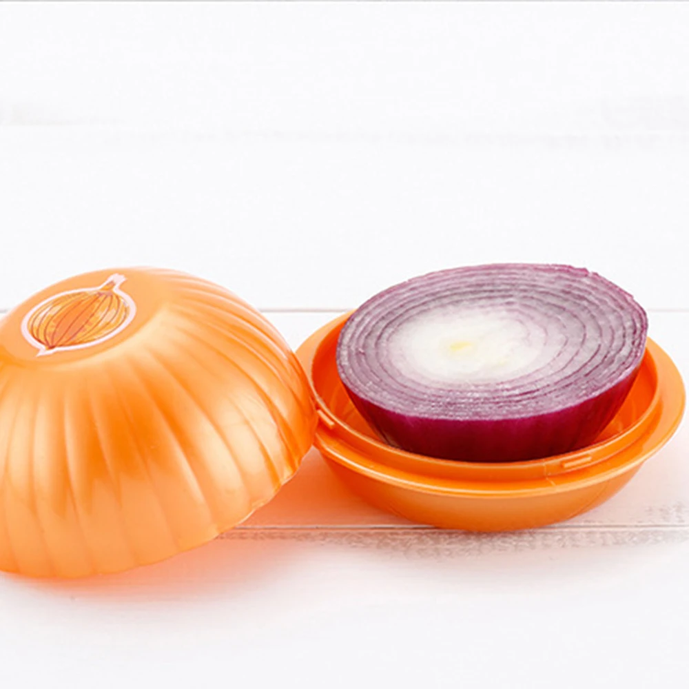 Пластиковая коробка для хранения свежей еды лимон авокадо чеснок овощи фрукты