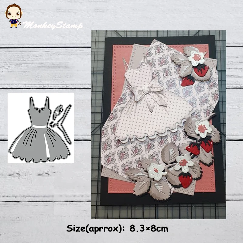 Юбка обезьяны металлические штампы трафареты для сделай сам Скрапбукинг