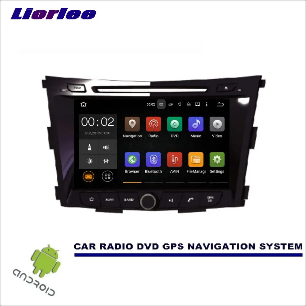 Liorlee для SsangYong Tivoli 2015 2017 CD DVD GPS плеер Navi Радио стерео HD Автомобильная